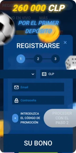 Ventana de Registro en Mostbet Casino